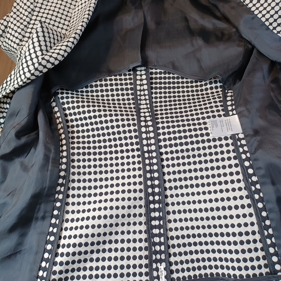 Akris Punto Polka Dot Cotton Blend Blazer - Picture 7 of 13